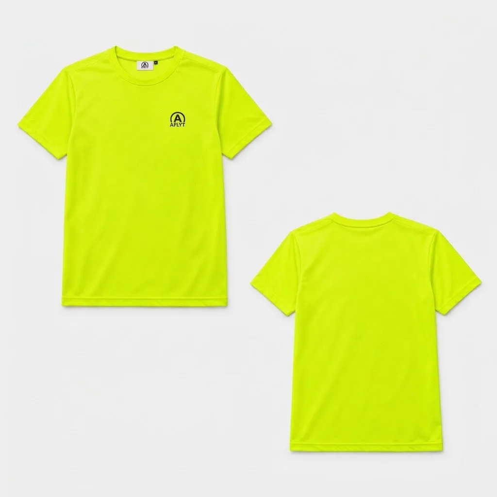 AFLYT - Training T-Shirt Green Front and Back Gallery