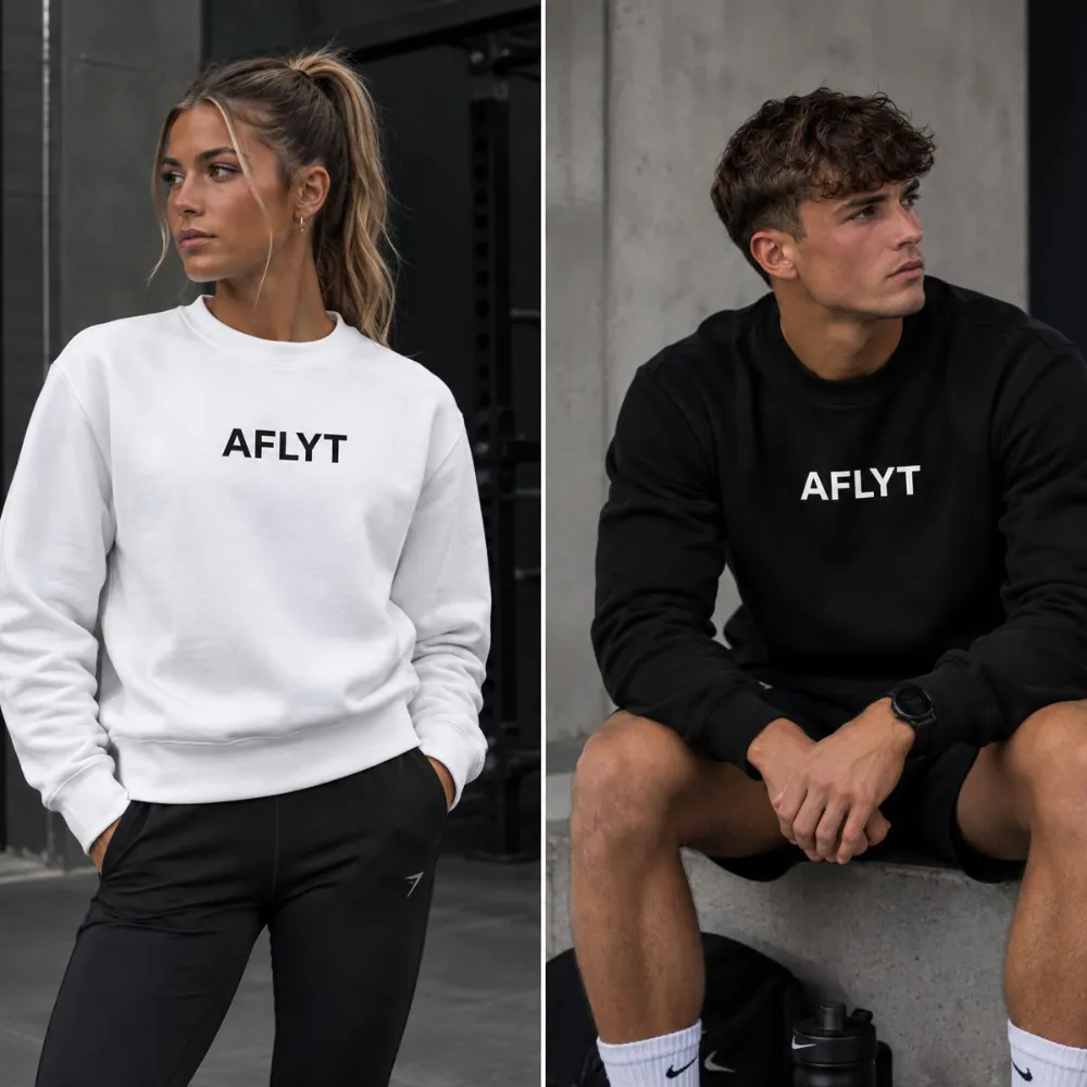 Aflyt Crewneck Sweatshirt Athletes Lifestyle